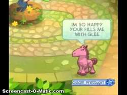 Size: 480x360 | Tagged: safe, pinkie pie, earth pony, pony, g4, animal jam, chat bubble, engrish, female, speech bubble, wat