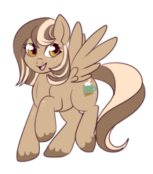 Size: 555x633 | Tagged: safe, artist:lulubell, oc, oc only, oc:cinnamon chai, pegasus, pony, female, mare, simple background, solo, transparent background