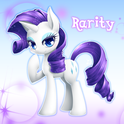 Size: 1000x1000 | Tagged: safe, artist:hashioaryut, rarity, pony, unicorn, g4, female, looking at you, mare, solo
