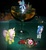Size: 1428x1536 | Tagged: safe, artist:akakun, dj pon-3, fluttershy, rainbow dash, vinyl scratch, g4, alcohol, blind bag, cider, food, funko, irl, mcdonald's happy meal toys, new year, photo, photography, toy