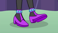 Size: 1280x720 | Tagged: safe, screencap, rarity, equestria girls, g4, shake your tail, close-up, clothes, female, legs, pictures of legs, shoes