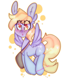 Size: 2500x3000 | Tagged: safe, artist:bunxl, derpy hooves, pegasus, pony, g4, :o, blushing, female, flying, heart, heart eyes, high res, mailbag, mailmare, mare, simple background, solo, transparent background, wingding eyes