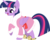 Size: 3579x2870 | Tagged: safe, artist:porygon2z, owlowiscious, twilight sparkle, alicorn, pony, g4, bathrobe, clothes, female, folded wings, high res, mare, simple background, slippers, solo, transparent background, twilight sparkle (alicorn), wings