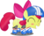 Size: 4000x3272 | Tagged: safe, artist:sansbox, apple bloom, earth pony, pony, call of the cutie, g4, my little pony: friendship is magic, adorabloom, blushing, cute, eyes closed, female, filly, grin, helmet, high res, roller skates, simple background, solo, transparent background, vector