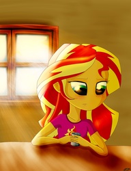 Size: 1500x1952 | Tagged: safe, artist:jabbie64, sunset shimmer, equestria girls, g4, female, solo