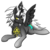 Size: 720x720 | Tagged: safe, artist:deyogee, oc, oc only, oc:dark hour bakura, alicorn, pony, millennium ring, solo, yami bakura, yu-gi-oh!