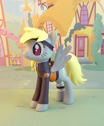 Size: 782x950 | Tagged: safe, artist:krowzivitch, derpy hooves, pegasus, pony, g4, clothes, craft, crossover, female, figurine, mare, naruto, photo, ponified, sculpture, solo, traditional art, uzumaki naruto