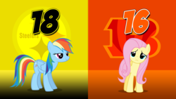 Size: 1920x1080 | Tagged: safe, artist:dashiemlpfim, artist:lahirien, artist:yami7, fluttershy, rainbow dash, g4, afc wildcard round, american football, cincinnati bengals, nfl, nfl playoffs, nfl wildcard round, pittsburgh steelers, vector