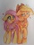 Size: 453x604 | Tagged: dead source, safe, artist:alphadesu, applejack, fluttershy, g4, eye contact, female, heart, lesbian, looking at each other, ship:appleshy, shipping