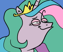 Size: 622x509 | Tagged: artist needed, safe, princess celestia, g4, ed edd n eddy, eddy (ed edd n eddy), female, reaction image, solo, the ed-touchables