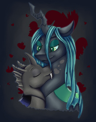 Size: 1024x1303 | Tagged: safe, artist:spyro775, queen chrysalis, changeling, changeling queen, g4, female, mommy chrissy