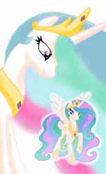 Size: 1000x1650 | Tagged: safe, artist:theroyalprincesses, princess celestia, g4, female, self ponidox, solo