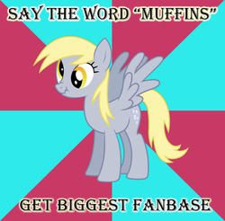 Size: 900x884 | Tagged: safe, derpy hooves, pegasus, pony, g4, advice meme, exploitable meme, female, image macro, mare, meme, solo