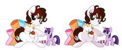 Size: 1280x529 | Tagged: safe, artist:wicklesmack, twilight sparkle, oc, oc:whitedove, g4, plushie