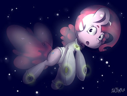 Size: 600x450 | Tagged: safe, artist:failprofile, pinkie pie, g4, 30 minute art challenge, astronaut, astronaut pinkie, female, solo, space, spacesuit