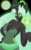 Size: 800x1280 | Tagged: safe, artist:theroyalprincesses, queen chrysalis, changeling, changeling queen, human, g4, armpits, eared humanization, female, heart, horn, horned humanization, humanized, moon, pony coloring, solo