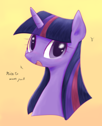 Size: 1548x1895 | Tagged: safe, artist:91o42, twilight sparkle, g4, female, gradient background, solo