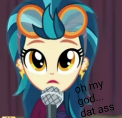 Size: 960x929 | Tagged: safe, edit, edited screencap, screencap, indigo zap, equestria girls, g4, my little pony equestria girls: friendship games, dat ass, female, meme, oh my god, omg, solo, the ass was fat