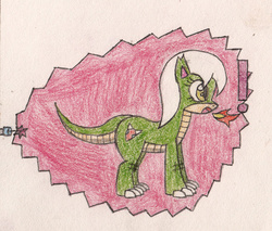 Size: 968x826 | Tagged: safe, artist:eternaljonathan, dragon, hybrid, ponified, traditional art