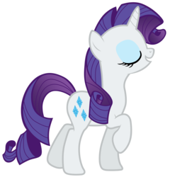 Size: 7000x7300 | Tagged: safe, artist:tardifice, rarity, pony, unicorn, canterlot boutique, g4, absurd resolution, eyes closed, female, mare, raised hoof, simple background, solo, transparent background, vector