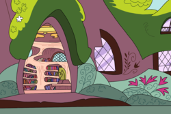 Size: 1024x683 | Tagged: safe, artist:galefeather, g4, book, bookshelf, golden oaks library, no pony, scenery, window