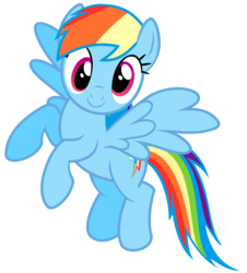 Size: 6501x7200 | Tagged: safe, artist:greenmachine987, rainbow dash, g4, absurd resolution, backwards cutie mark, derp, female, simple background, solo, transparent background, vector