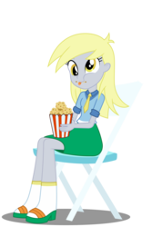 Size: 10039x14999 | Tagged: safe, artist:floppychiptunes, derpy hooves, equestria girls, g4, absurd resolution, dis gon b gud, female, food, muffin, simple background, solo, transparent background, vector
