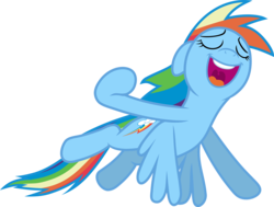 Size: 8000x6052 | Tagged: safe, artist:luckreza8, rainbow dash, g4, tanks for the memories, .svg available, absurd resolution, eyes closed, female, flying, open mouth, simple background, singing, solo, transparent background, uvula, vector