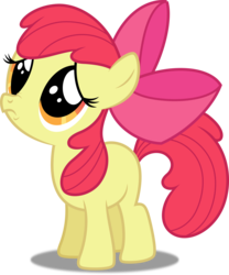 Size: 4151x5000 | Tagged: safe, artist:dashiesparkle, apple bloom, g4, .svg available, absurd resolution, female, puppy dog eyes, simple background, solo, transparent background, vector