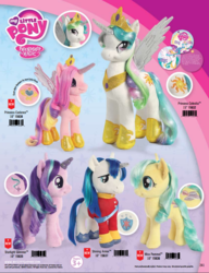 Size: 609x791 | Tagged: safe, coco pommel, princess cadance, princess celestia, shining armor, starlight glimmer, g4, official, aurora, irl, photo, plushie