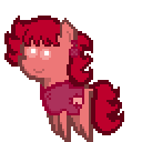 Size: 128x128 | Tagged: safe, artist:pixelanon, oc, oc only, oc:ruby rouge, colt quest, 8-bit, alternate color palette, earring, female, filly, foal, piercing, sprite