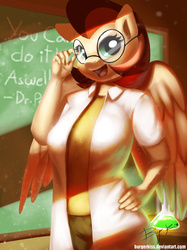 Size: 2000x2667 | Tagged: safe, artist:burgerkiss, oc, oc only, oc:dr pegasus, pegasus, anthro, high res, solo