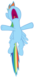 Size: 7000x15700 | Tagged: safe, artist:tardifice, rainbow dash, g4, my little pony: friendship is magic, the cutie map, absurd resolution, female, nose in the air, simple background, solo, transparent background, vector