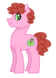 Size: 2000x2800 | Tagged: safe, artist:broohan, oc, oc only, oc:sucker punch, high res, offspring, parent:cheese sandwich, parent:pinkie pie, parents:cheesepie, solo