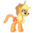 Size: 638x608 | Tagged: safe, applejack, cat, g4, female, solo, species swap