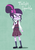 Size: 1222x1740 | Tagged: safe, artist:bronyraimu, sci-twi, twilight sparkle, equestria girls, g4, my little pony equestria girls: friendship games, anxiety, anxious, clothes, confused, crystal prep academy uniform, female, glasses, necktie, school uniform, shoes, simple background, skirt, socks, solo, uniform