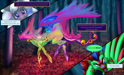 Size: 1280x776 | Tagged: safe, artist:severus, oc, oc only, oc:axl, oc:stormfront, comic:serpent's coils, coatl, comic, stories from the front, vivid pony