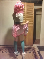 Size: 2090x2787 | Tagged: safe, pinkie pie, human, g4, clothes, cosplay, costume, high res, irl, irl human, photo, request