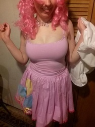 Size: 909x1212 | Tagged: safe, pinkie pie, human, g4, clothes, cosplay, costume, irl, irl human, photo