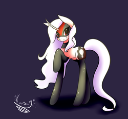 Size: 2639x2447 | Tagged: safe, artist:kousagi-hime, oc, oc only, oc:wicked wishes, pony, unicorn, clothes, high res, latex, latex boots, socks, solo, thigh highs