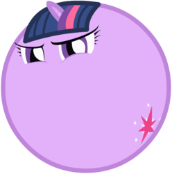 Size: 802x808 | Tagged: safe, twilight sparkle, g4, female, parody, simple background, solo, sphere, spherical cow, transparent background, vector