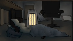 Size: 1280x720 | Tagged: safe, artist:marsminer, oc, oc only, oc:keith, night, sleeping, solo