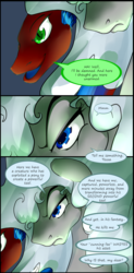 Size: 789x1600 | Tagged: safe, artist:severus, oc, oc only, oc:stormfront, oc:tezza, comic:serpent's coils, coatl, comic, stories from the front