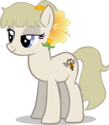Size: 646x740 | Tagged: safe, artist:raindashesp, oc, oc only, oc:mission belle, earth pony, pony, earth pony oc, simple background, solo, transparent background, vector