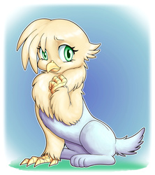 Size: 2001x2258 | Tagged: safe, artist:nauth, oc, oc only, oc:galeberry, griffon, commission, cute, high res, ocbetes, solo