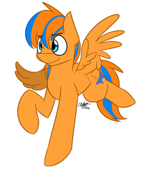 Size: 1098x1280 | Tagged: safe, artist:artsyambi, oc, oc only, oc:cold front, pegasus, pony, male, simple background, solo, stallion, white background