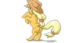 Size: 600x330 | Tagged: safe, artist:invisibleone11, part of a set, applejack, g4, female, rearing, simple background, sketch, solo, white background