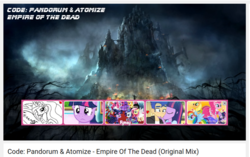 Size: 880x551 | Tagged: safe, screencap, g4, advert fail, barely pony related, deathstep, dubstep, fail, irony, juxtaposition, youtube, youtube ad