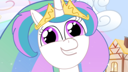 Size: 1366x768 | Tagged: safe, artist:piemations, princess celestia, g4, cute, cutelestia, female, i'm magical, solo