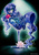 Size: 500x714 | Tagged: safe, artist:sibashen, princess luna, pony, g4, alcohol, cherry, colored pupils, cup, cup of pony, female, food, martini, micro, solo